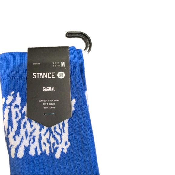 Stance Casual Socks Size Medium Blue - Picture 2 of 4